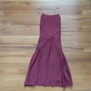 Backless mini dress